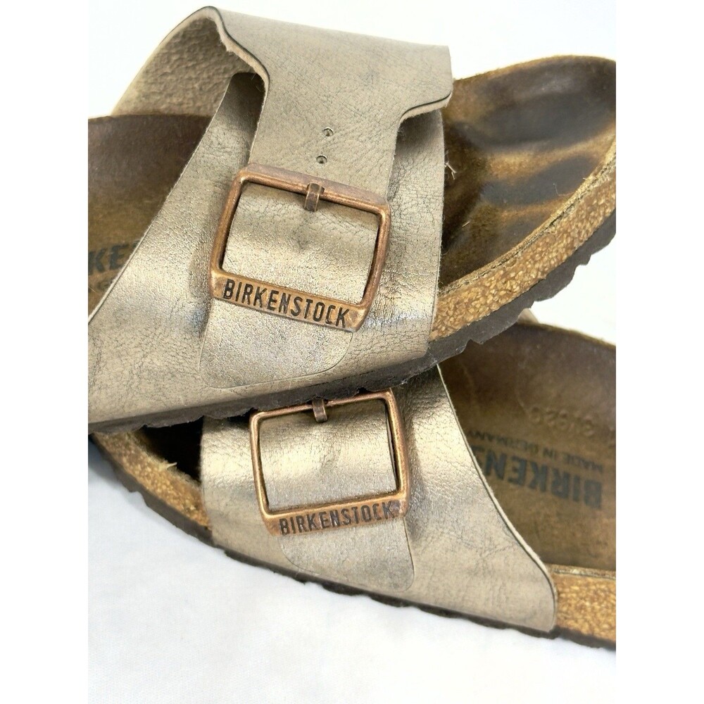 Birkenstock Womens 38 /US 7 Bronze Sandals Madrid Made In Germany